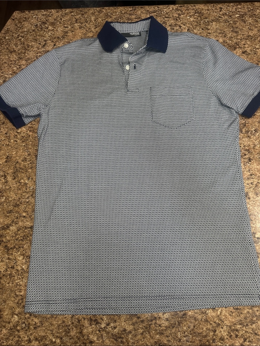 NWOT NEVER WORN Men's Murano Liquid Luxury Slim Fit Polo Shirt Medium